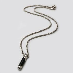 Fashion Design Jewelry&#160; Thames Wood Fuse&#160; Stainless Steel&#160; Pendant Men Necklace
