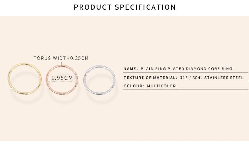 Fashion Bright Color Diamond Core Female Ring