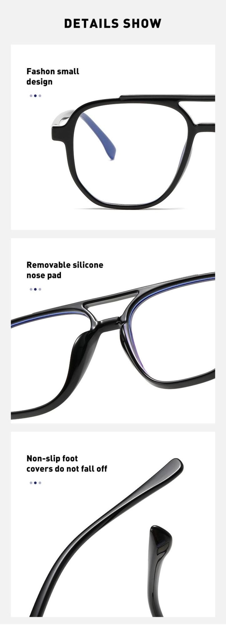 New Hot Sale High Quality Wholesale Sun Glasses Fashion Trend Retro Colorful Square Tr90 Frame Sunglasses