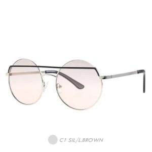Metal&Nylon Sunglasses, Ladies New Fashion Oval Frame M9020-01