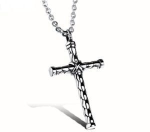 Fashion Cool Necklace Accessories Stainless Steel Cylinder Cross Christian pendant Necklaces Pentagram Long Necklaces Men Women Jewelry