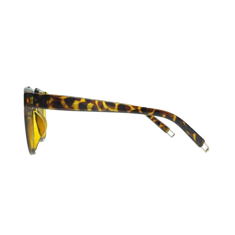 with Bar Design Plastic Black Frame Sunglass