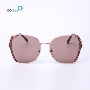 Fashion Butterfly Shape Brand Designer Vintage Oversized Vintage Floral Decoration Sunglasses