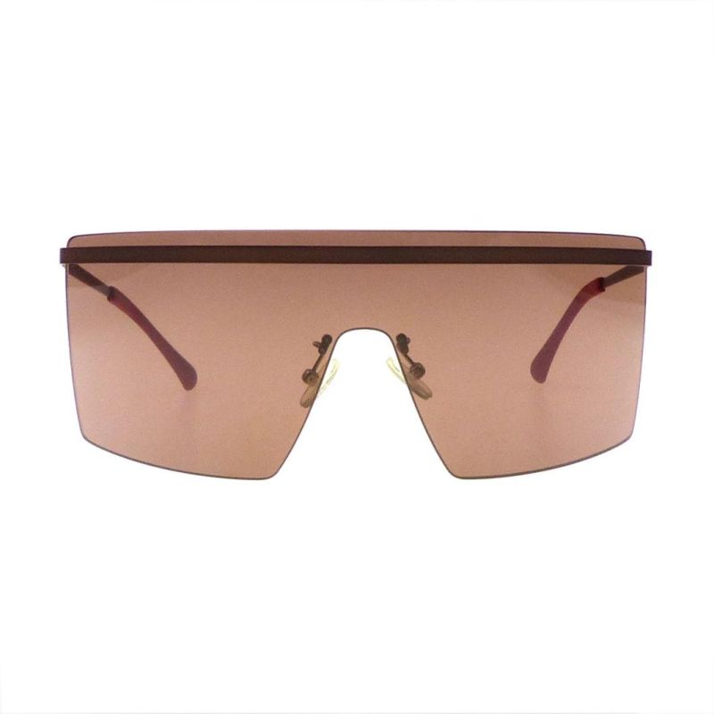 2021 High Quality Metal Fashion Style The Cylindrical Lens Sunglasses