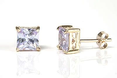 Cubic Zirconia Stud Earrings