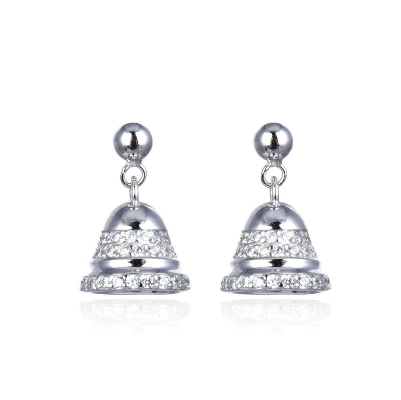 2022 Top Sale Solid 925 Sterling Silver Bell Drop Earring