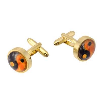 2021 Special Yinyang Cufflink Custom Pattern Uniform Unisex