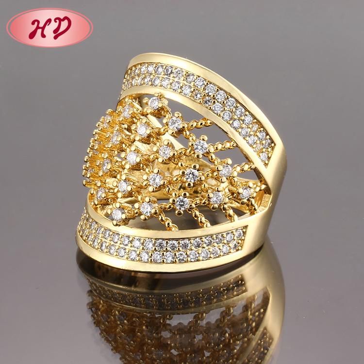 Fashion Silver 18K Gold Plated Stainless Steel Wedding Engagement Jewelry Design Man Finger Rings