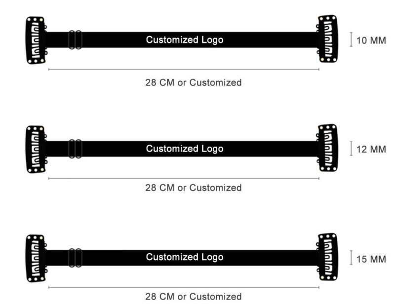 Custom Webbing Belt Polyester Webbing for Adjustable Wig Elastic Band