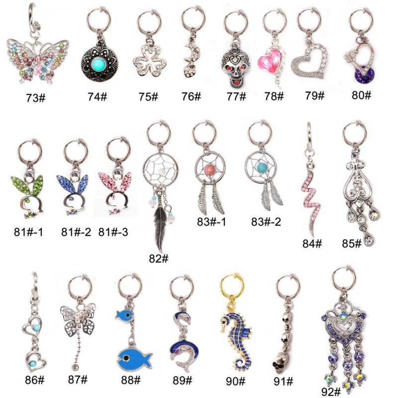 Stainless Steel Non-Piercing Belly Rings Collection Non Piercing Jewelry (sold as piece)