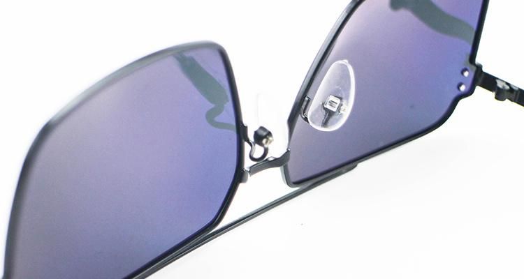 2020 Flat Top Handsome Metal Frame Stock Polarized Men Sunglasses