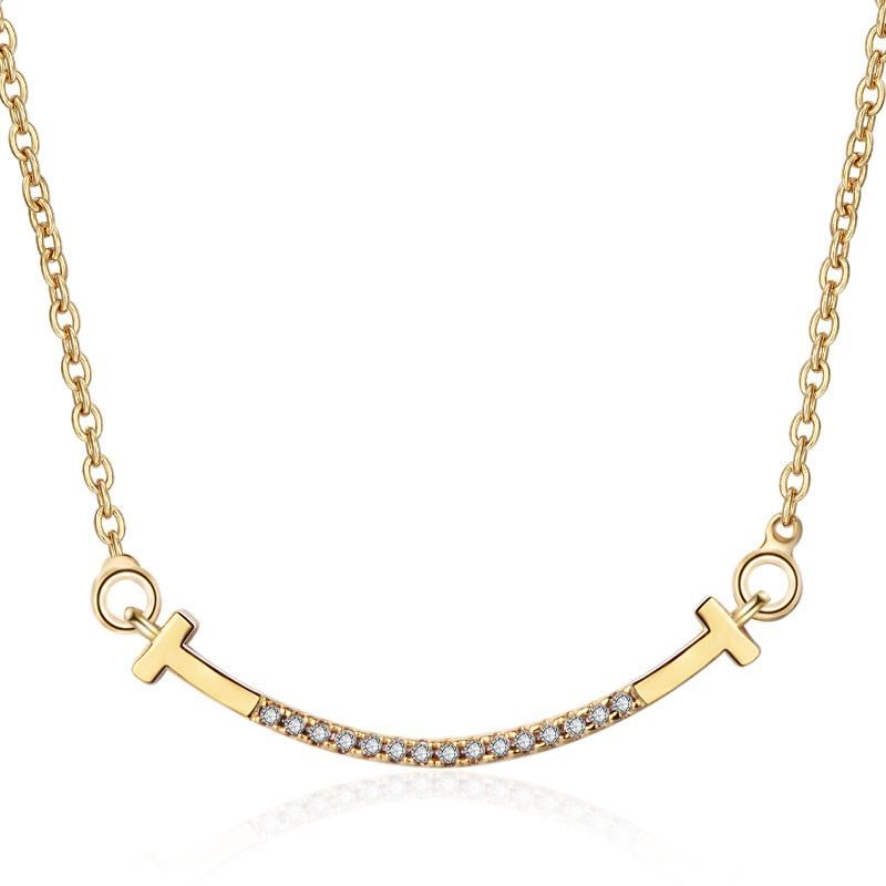 Mother′s Day Gift Jewelry Engagement Wedding 18K Gold Neck Child Pendant Chain Necklace Designs