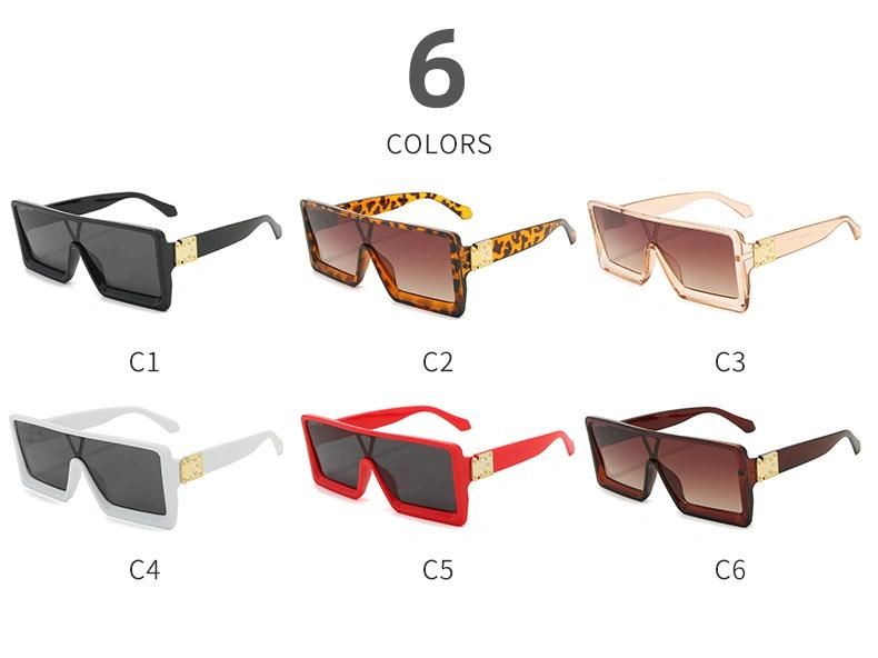 2020 Wholesale One-Piece Personality Sunglasses