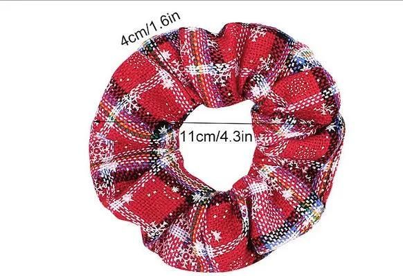 Hot Linen Fabric Autumn and Winter Christmas Hair Bands