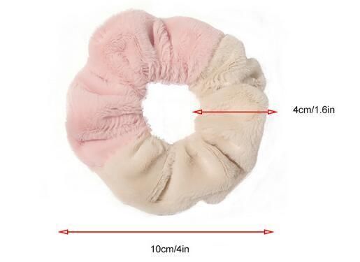 Autumn Winter Hot Sale Two-Color Mix Fur Hair Band