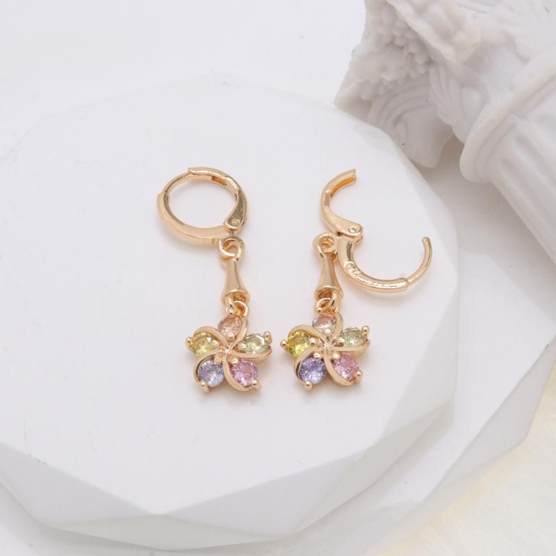 Wholesale Exquisite Gold Plated Ladies Fashion Jewelry Earrings