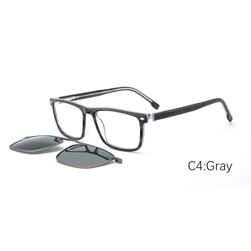 New Clip on Wholesale Fashion Brand Designer Polarized Men/Women Sunglasses