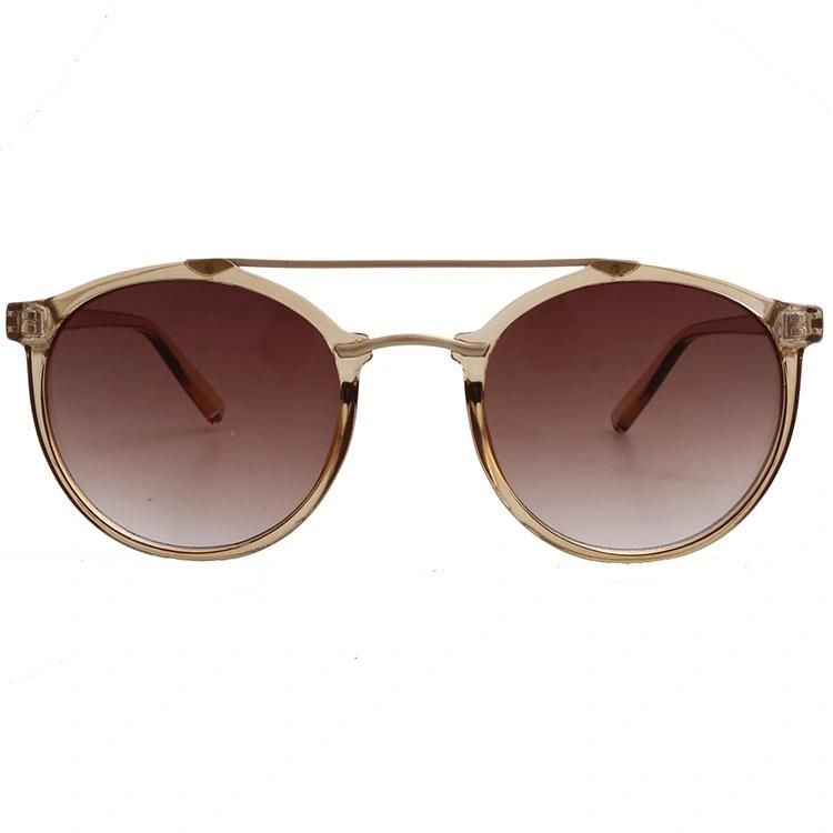 Lenses Metal High Quality Wholesale Round Sunglasses Women