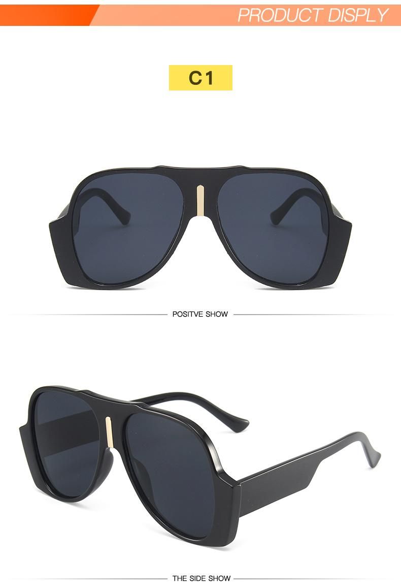 Sunglasses Female Hip-Hop Funny Wide-Legged Toad Glasses