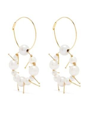 Fashion Exaggerated Pearl Earrings Jewelry