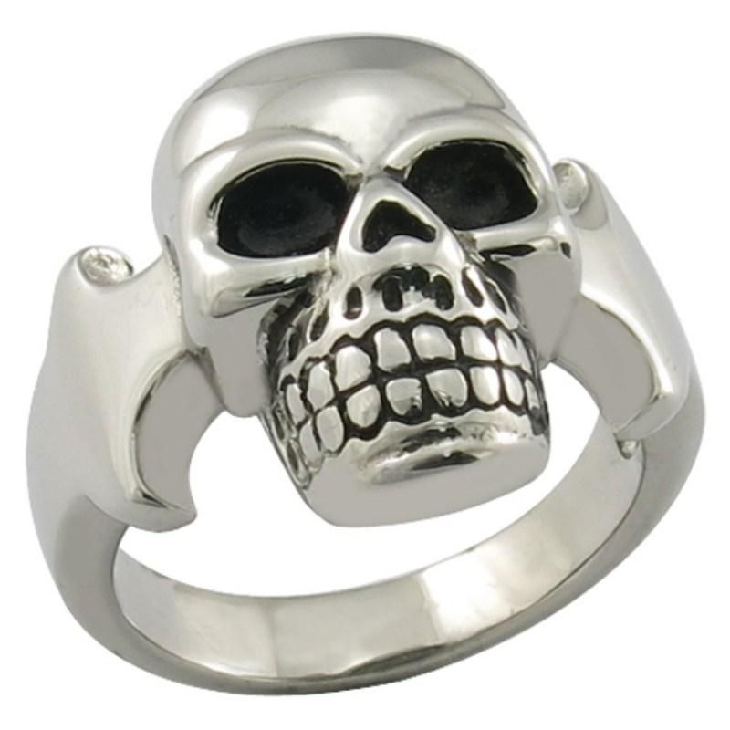 Men Skull Biker Ring Fashion Jewelry