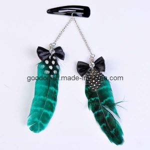 Snap Clip with Feather Charm (GD-AC030)