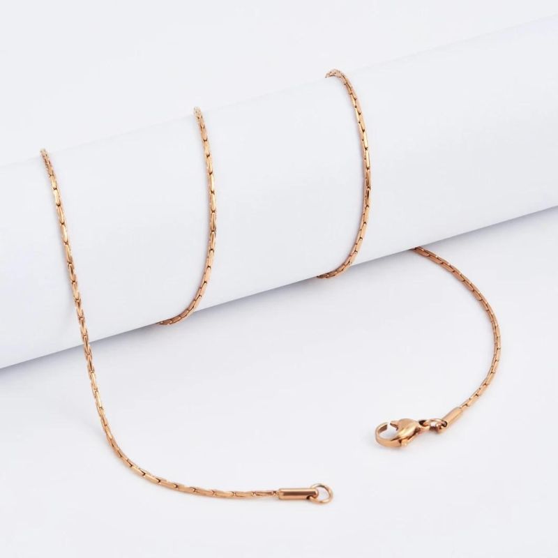 Non Tarnish 14K 18K Gold Plated Fashion Jewelry Making Cable Chain Bracelet Anklet Necklace for Jewellery Design