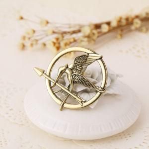 The Hunger Games Katniss Everdeen Cosplay Prop Mockingjay Pin Brooch Badge Metal