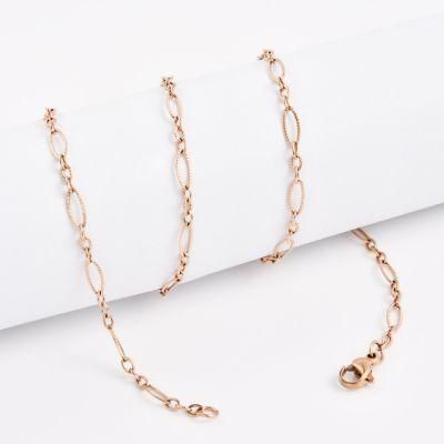 Fashion Thin Stainless Steel Gold Plated Necklaces Bracelets Fashion Jewelry for Pendant Design
