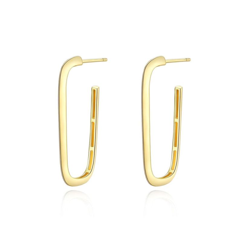 Korean Closed Loop Earrings Jewelry Fashion Studs
