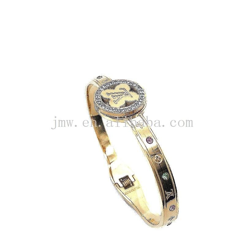 316L Stainless Steel Gold Plated Bracelet for Men and Women