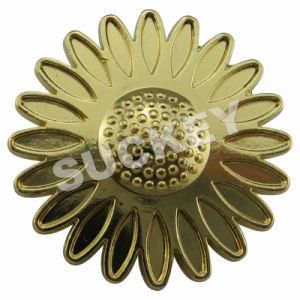 Metal Sunflower Shaped Label (HT0581)
