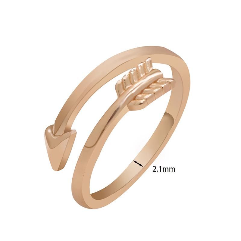 2022 New Design Open 18K Gold Women′s Jewelry Ring