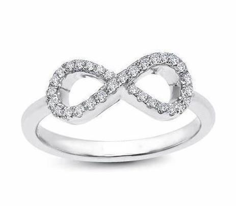 925 Silver Jewelry Infinity Ring