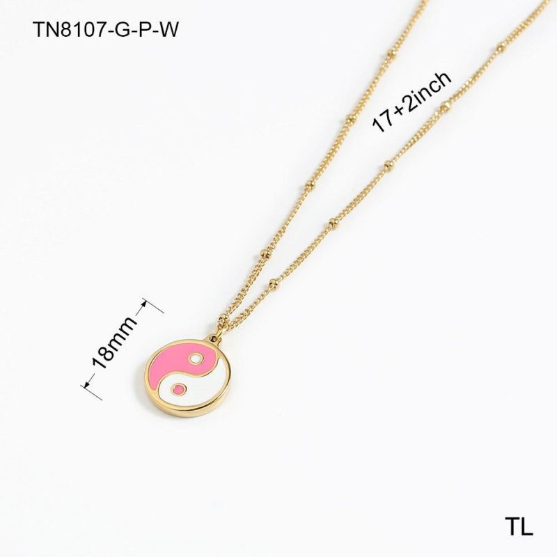 Manufacturer Custom High Quality Gold Filled Fashion Jewelry Gold Plated Stainless Steel jewellery Fashion Coin Chain Necklace
