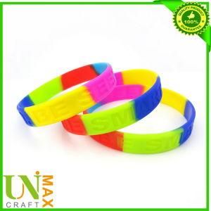 Segmented Silicone Bracelets for Promotional