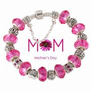 Mother&prime;s Day Gift 925 Silver European Charm Beads Bracelet (B31)