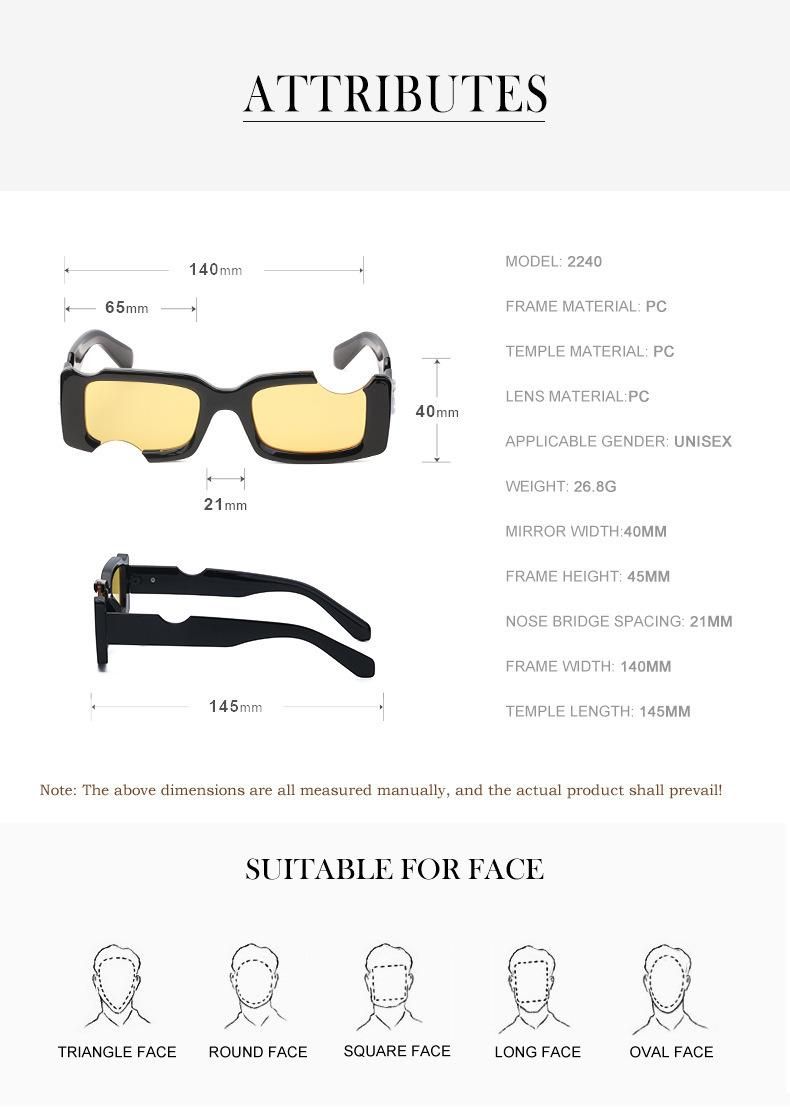 Women Men Cheap Wholesale High Quality Sun Glasses Custom Logo Small Square Shape Trendy Fashion Sunglasses