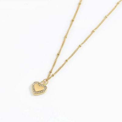 Manufacturer Custom High Quality Fashion jewellery Women Luxury 18K Necklaces Wholesale Women Gold Plated Jewelry Stainless Steel