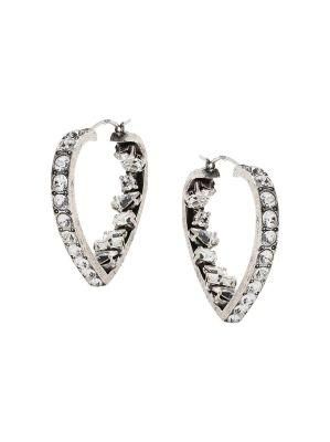 European and American Simple Water Drop Shape Crystal Earrings Jewelry