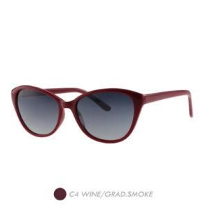Acetate&Nylon Polarized Sunglasses, Ladies Vintage Fashion A19003-04