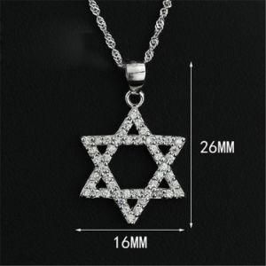 925 Sterling Silver Jewish Jewelry Star of David Pendant Charm