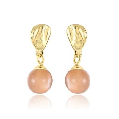 Cute Red Mice Girl Earring S925 Sliver Ear Stud