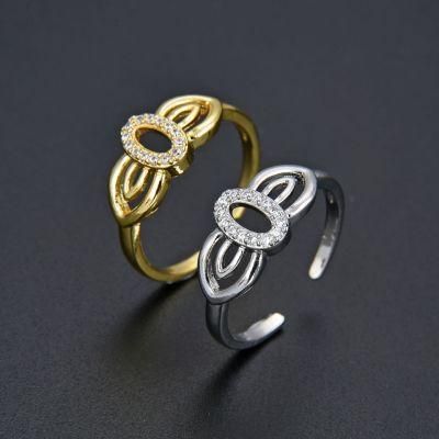 Jewelry Ring Fashion Versatile Zircon Microset CZ Ring