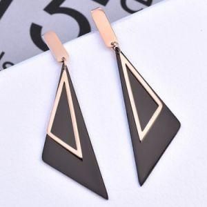 Fashion Jewelry Square Silver Girls New Wedding Earring Jewellery