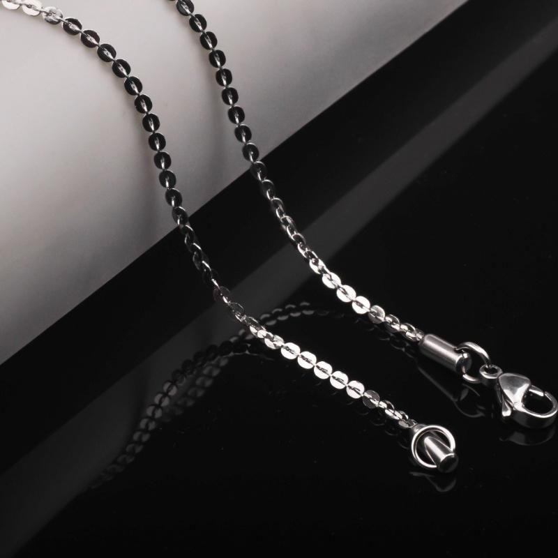 Fashion Jewelry Stainless Steel Round Boston Chain Ladies Necklace
