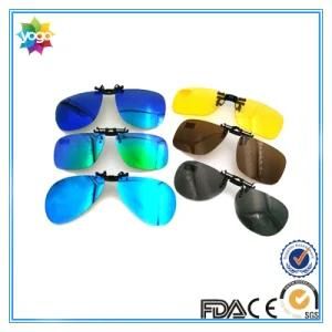 2017 New Fashion Men Clip on Sunglasses Flip up Glasses