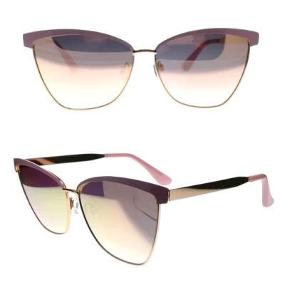 Cat Eye Stainless Steel Fashion Sunglasses for Women