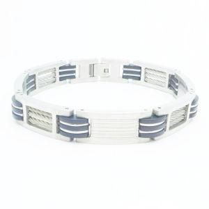 Fashion Jewellery Silicone Bracelet Stainless Steel
