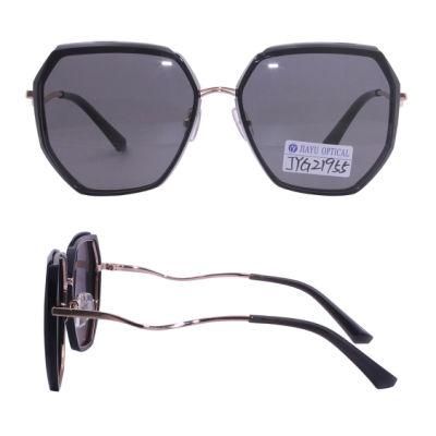 2022 Seven-Sided Irregular Shape Oversize Fashion Woman Metal Sunglasses